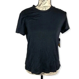 Rachel Roy Womens Tahia Grommet T-Shirt